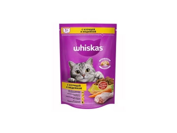 Вискас подушечки паштет курица, индейка 350г