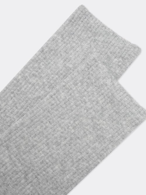 Высокие мужские носки в цвете "серый меланж", фото 3 из 6