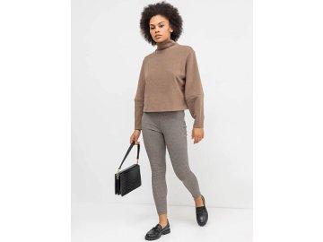 Прилегающие легинсы в мелкую бежевую клетку Марк Формель