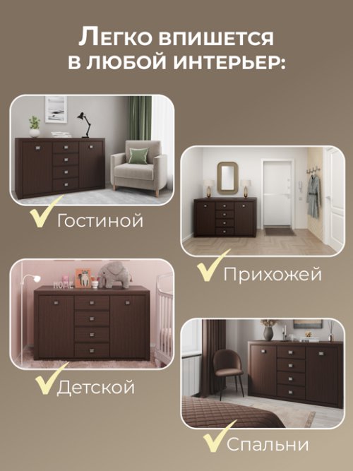 Комод Milan 2D4S, фото 5 из 66