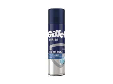 Гель д/бритья GILLETTE Очищающий с углем 200 мл