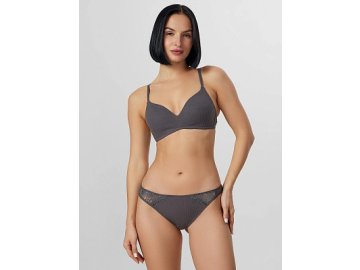 Трусы бразилиана женские серые