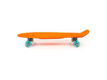 Доска роликовая Полесье 89496 (66 см) оранжевая с бирюзовыми колёсами в Мозыре 5 элемент