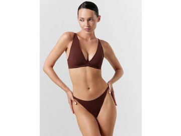 Трусы женские бесшовные в коричневом цвете