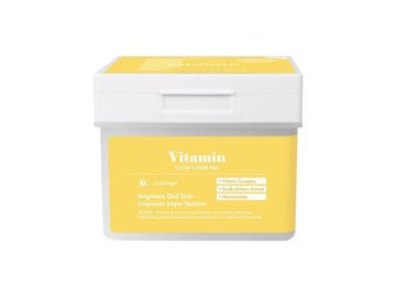 Пэды DERMAL Vitamin Glow Toner, 120 шт, 200 мл