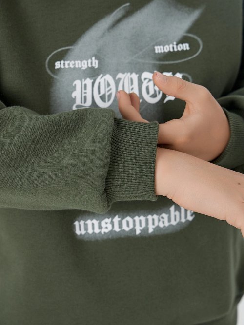 Теплое худи для мальчиков с начесом, фото 7 из 8