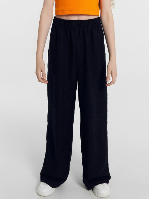 Брюки для девочек в черном цвете, фото 2 из 7