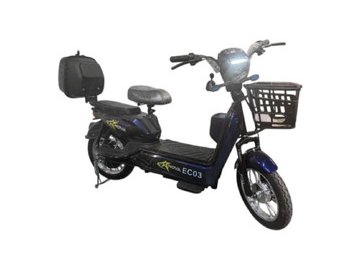 Электровелосипед NOVA EC03 (синий, без цепи)