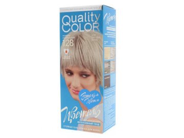 Стойкая гель-краска для волос ESTEL Quality Color Цветель, тон 128 полярно-серебристый
