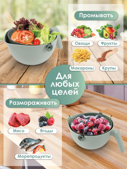Миска-дуршлаг iHelp, фото 4 из 54
