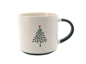 Кружка керамическая НГ, 400 мл, арт. 7012306820 Мила