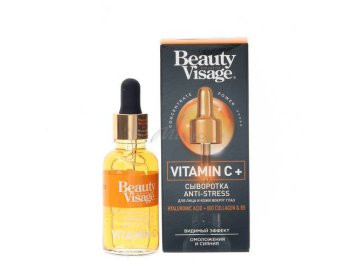 Сыворотка для лица и кожи вокруг глаз ФИТОКОСМЕТИК Beauty Visage Antistress Vitamin C+, 30 мл