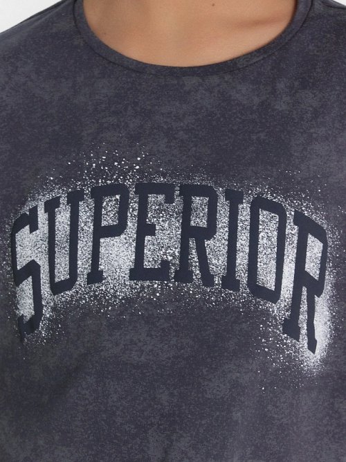 Футболка для мальчиков серая с надписью "Superior", фото 4 из 4