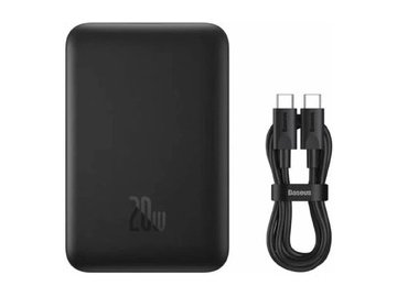 Внешний аккумулятор Baseus Magnetic Mini Wireless Fast Charge Power Bank 10000mAh 20W (черный)