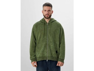 Толстовка мужская на молнии зеленая