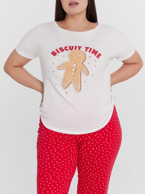 Пижама женская с принтом "biscuit time", фото 7 из 18