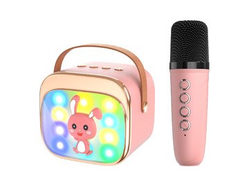 Колонка-караоке с двумя микрофонами Maxtop КК03R
