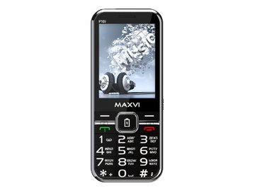 Мобильный телефон Maxvi P18i +ЗУ WC-114 (черный)