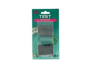 Таблетки для бачка унитаза TEST, зеленый, 90 г