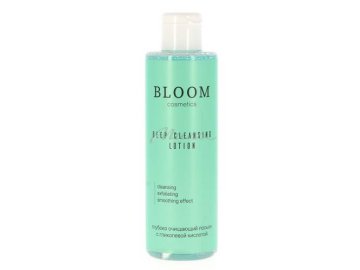 Акции Милы Ельск Только в сети «Мила» - Лосьон для лица BLOOM COSMETIC Глубоко очищающий с гликолевой кислотой, 200 мл