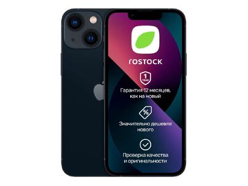 Смартфон Apple iPhone 13 128Gb SIM+eSIM восстановленный Rostock Грейд A (черный) на акции в магазинах 5 элемент