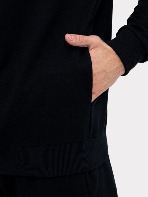 Комплект мужской (джемпер, брюки) в черном цвете, фото 8 из 10