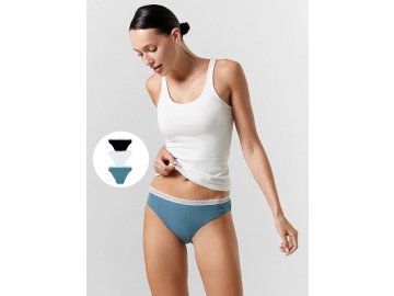 Трусы женские классические мультипак (3 шт.) в голубом оттенке