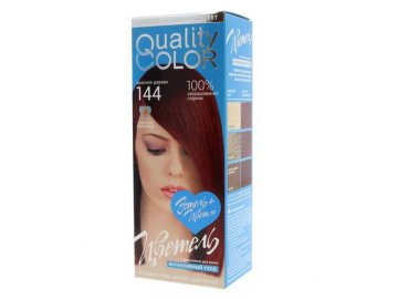 Стойкая гель-краска для волос ESTEL Quality Color Цветель, тон 144 красное дерево