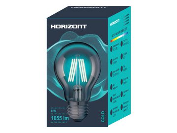 Светодиодная лампа HORIZONT LED-F A60 8W 4000K E27