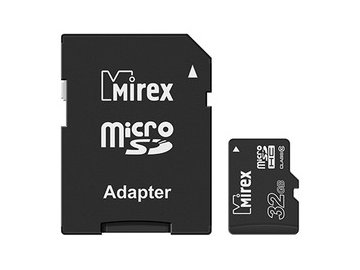 Карта памяти Mirex microSDHC 32GB (13613-AD10SD32)