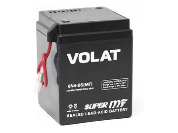 Мотоаккумулятор 4Ah (MF) L+ VOLAT 6N4-BS