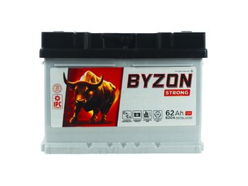 Автомобильный аккумулятор BYZON 62 Ah Strong R+ BYZ620S