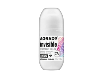 Дезодорант-антиперспирант шарик unisex INVISIBLE, AGRADO 50 мл
