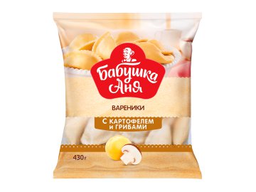 Вареники Бабушка Аня с картофелем и грибами 430 г