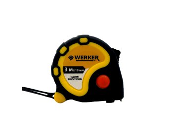 Рулетка Werker 3 м ширина 19 мм