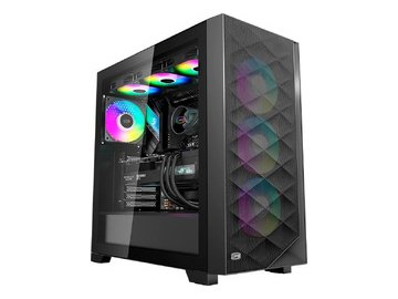 Корпус PCCooler C3D510 ARGB C3D510-BKP3-GL (черный)