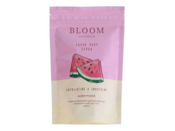 Скраб для тела BLOOM COSMETICS Арбуз сахарный отшелушивающий и разглаживающий, 200 мл на акции в магазинах Мила