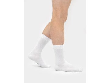 Носки высокие мужские белого цвета Марк Формель