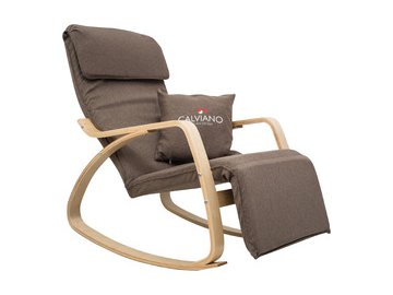 Кресло-качалка Calviano Comfort 1 (коричневый)