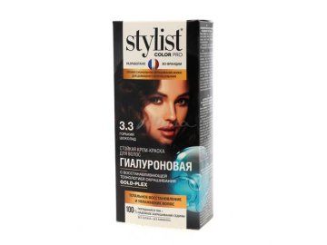 Крем-краска для волос STYLIST COLOR PRO Гиалуроновая стойкая, тон Горький шоколад, 100 мл