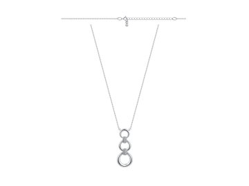 Колье DEWI, серебро 925 проба, вставка фианиты