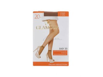 Носки женские GLAMOUR Easy, daino, 20 ден, 2 пары