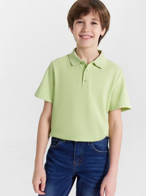 Поло для мальчиков желтое, фото 1 из 5