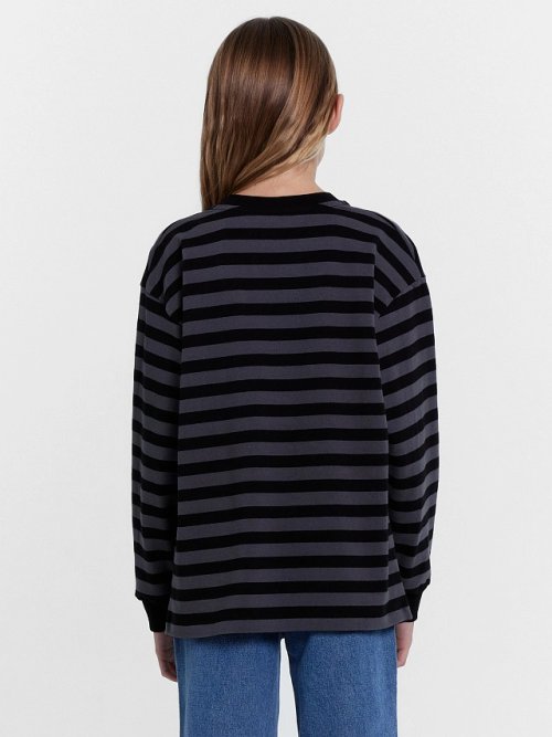 Джемпер для девочек в полоску, фото 4 из 5