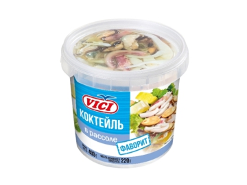 Коктейль из морепродуктов в заливке Морской микс 180 г