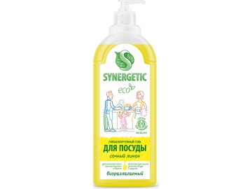 Ср-во д/пос биоразл. SYNERGETIC(лимон)1л на акции в магазинах Евроопт
