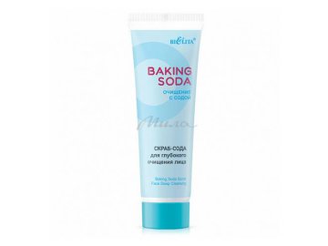 Скраб-сода для лица БЕЛИТА Baking Soda глубокое очищение, 100 мл