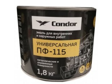 Эмаль ПФ-115 Condor зеленая 1,8кг