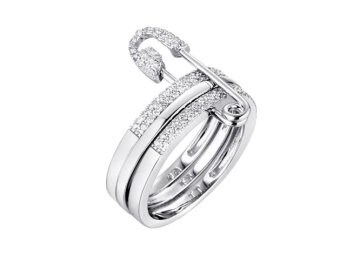 Кольцо декоративное Fresh Jewelry, серебро 925 проба, вставка фианит