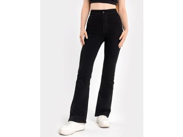 Брюки женские джинсовые черные Марк Формель